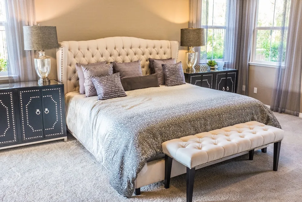 Bedroom after interior design